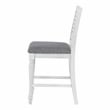 Furniture of America Treon Wood 7-Piece Counter Dining Set in Antique White