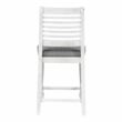 Furniture of America Treon Wood 7-Piece Counter Dining Set in Antique White