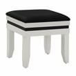 Furniture of America Dinz Wood 3-Piece Vanity Set with Light Bulbs in White