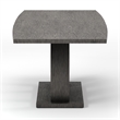 Gudra 2-Piece Wood Rectangle Gray Dining Table with Cleaning Kit Set