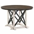 Furniture of America Knix Rustic Wood 5-Piece Dining Set in Antique White