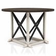Furniture of America Knix Rustic Wood 5-Piece Dining Set in Antique White