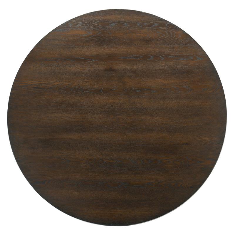 Furniture of America Knix Rustic Wood 5-Piece Dining Set in Antique White