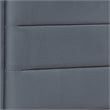 Furniture of America Tink Platform Fabric Full Bed with Drawers in Gray