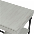 Furniture of America Diego L-shaped Wooden Desk in Antique White