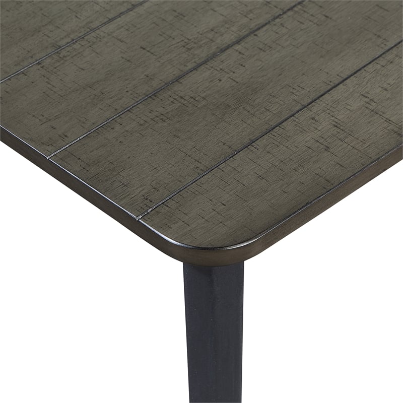 Furniture of America Uma Modern 60-inch Wood Dining Table in Gray