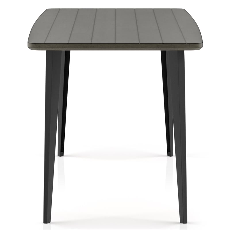 Furniture of America Uma Modern 60-inch Wood Dining Table in Gray