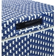 FOA Outdoor Aluminum Wicker Bar Cart & Storage Bin Set of 2