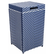 FOA Outdoor Aluminum Wicker Bar Cart & Storage Bin Set of 2