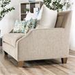 Furniture of America Cacao Transitional Chenille Upholstered Loveseat in Beige