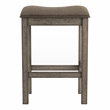 Furniture of America Gorse Wood Saddle Counter Stool in Chestnut (Set of 2)