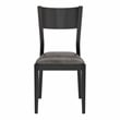 Furniture of America Kapok Solid Wood 7-Piece Dining Table Set in Oak and Black