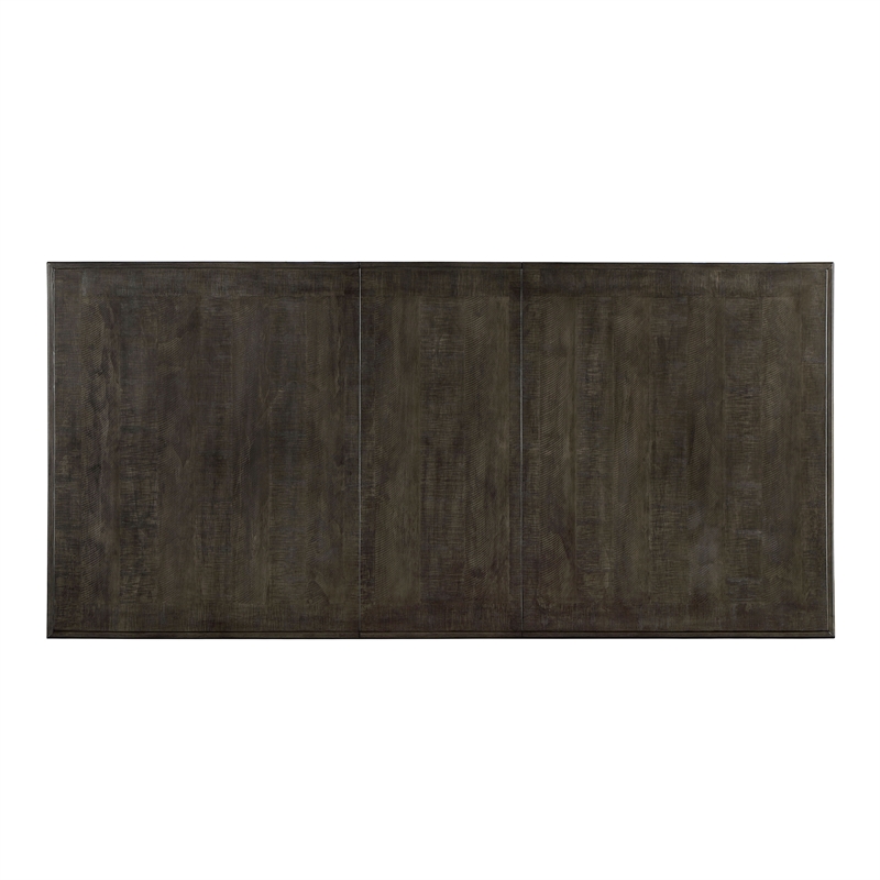 Furniture of America Muschamp Solid Wood Multi-Storage Server in Gray