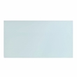 Furniture of America Alang Glam Glass Top Sofa Table in White and Silver