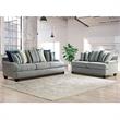 Furniture of America Furze Transitional Chenille Upholstered Sofa in Gray