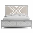 Furniture of America Anaiya Contemporary Wood Queen Bed with LED in White