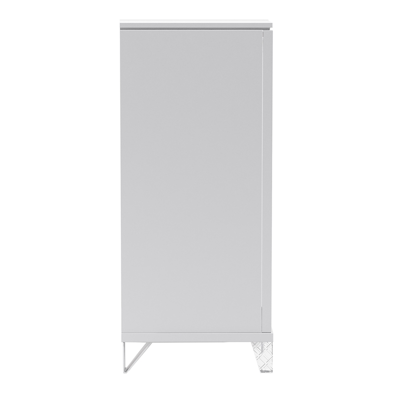 Furniture of America Anaiya Contemporary Solid Wood 6-Drawer Dresser in White