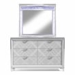 Furniture of America Anaiya Wood 2-Piece Dresser and Mirror Set in White