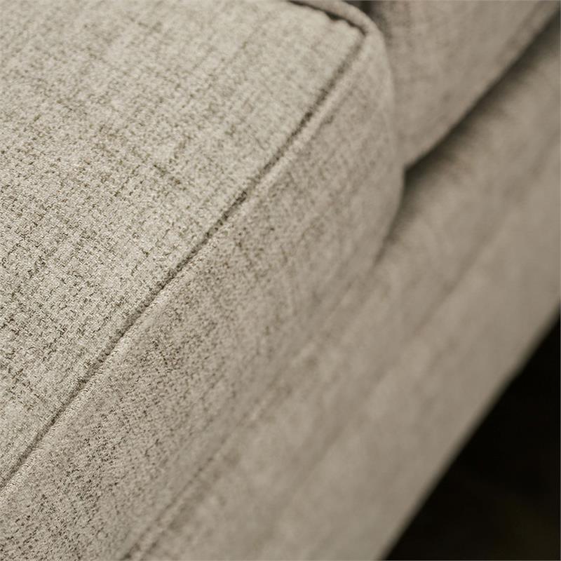 Furniture of America Maggi Transitional Fabric 2-Piece Sofa Set in Cream