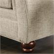 Furniture of America Maggi Transitional Fabric 2-Piece Sofa Set in Cream