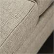 Furniture of America Maggi Transitional Fabric Upholstered Sofa in Cream