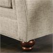 Furniture of America Maggi Transitional Fabric Upholstered Sofa in Cream