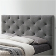 Furniture of America Bethn Transitional Fabric Storage Twin Bed in Gray