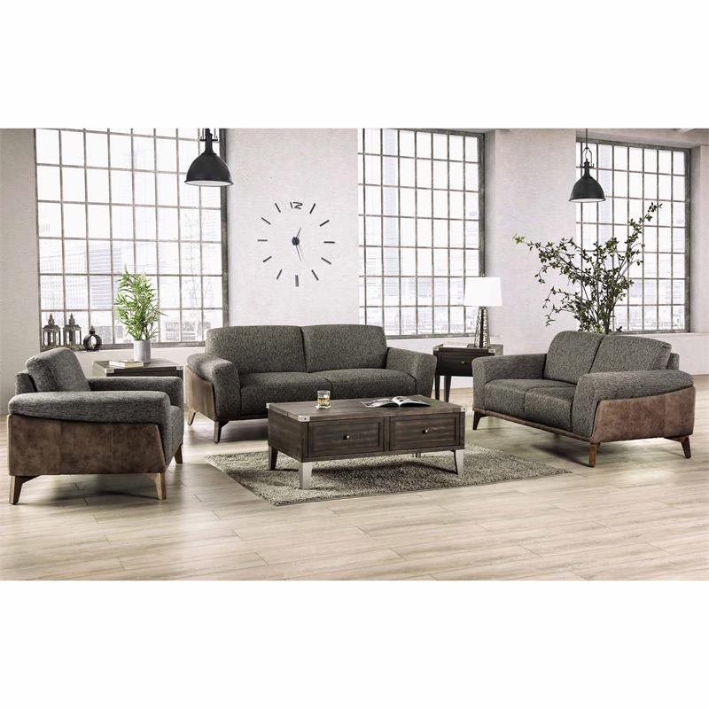 Living Room Furniture Sets, 2 Pieces Living Room Sofa Sets, Mid