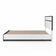 Furniture of America Misti Contemporary Wood Storage Cal King Bed in White