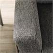 Furniture of America Celiq Fabric Upholstered Loveseat in Gray and Brown