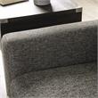Furniture of America Celiq Fabric Upholstered Loveseat in Gray and Brown
