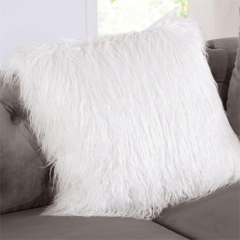 Furniture of America Marti Transitional Fabric Sectional with Ottoman in Gray