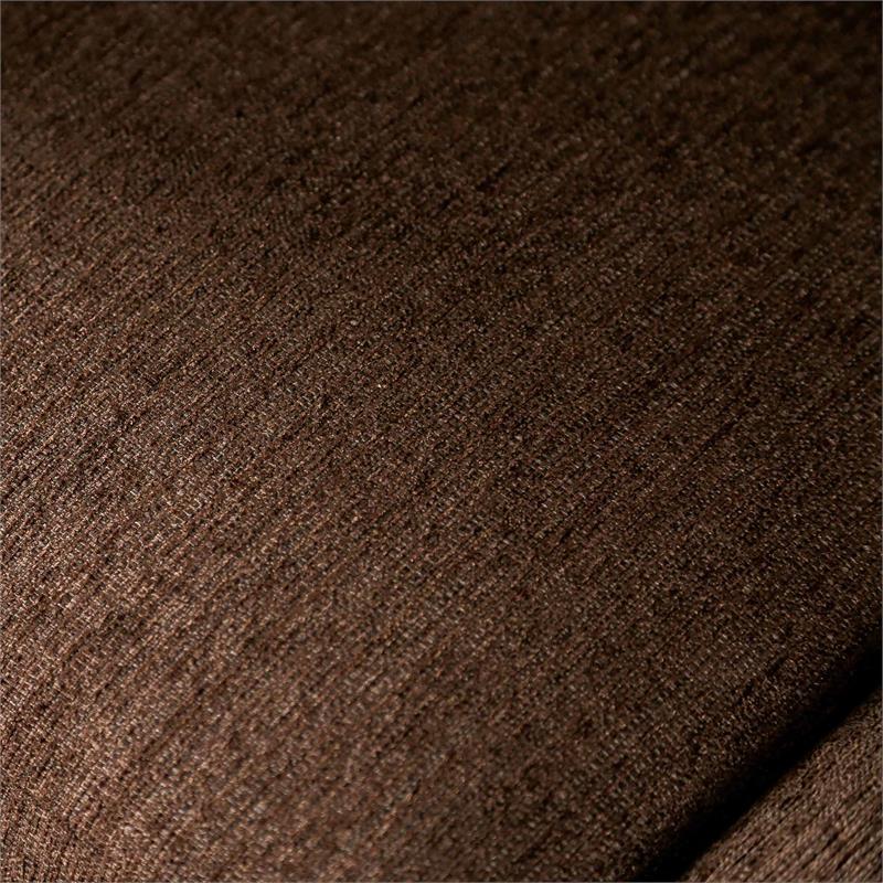 Furniture of America Jaqui Transitional Fabric 2-Piece Sofa Set in Chocolate