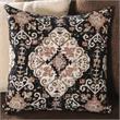 Furniture of America Jaqui Transitional Fabric Nailhead Loveseat in Chocolate