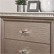 Furniture of America Devado Contemporary Wood 2-Drawer Nightstand in Rose Gold
