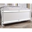 Furniture of America Xulu Contemporary Wood Cal King Bed with LED in White