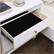 Furniture of America Xulu Contemporary Solid Wood 2-Drawer Nightstand in White