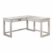 Furniture of America Aaryn Solid Wood Lift-Top Corner Desk in Antique White