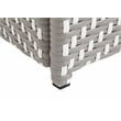 FOA Azur Outdoor Aluminum & Wicker Outdoor Loveseat & Storage Bin 2PC Set
