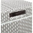 FOA Azur Outdoor Aluminum & Wicker Outdoor Loveseat & Storage Bin 2PC Set
