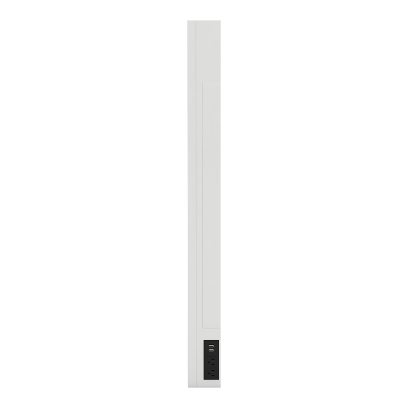 Furniture of America Olive White Wood Vanity Mirror with LED Lights