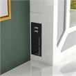 Furniture of America Olive White Wood Vanity with LED Lights