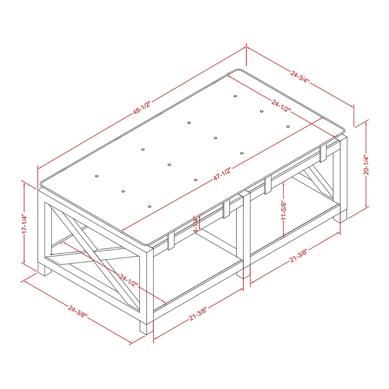 Furniture of America Tally 48.5