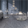 Furniture of America Miffa Contemporary Metal 3-Piece Coffee Table Set in Chrome