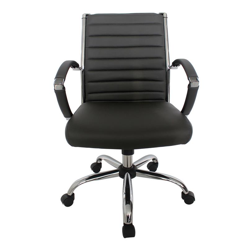 FOA 2-Piece 60 Inch Light Gray Wood Lift Top Desk and Home Office Chair Set