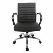 FOA 2-Piece 60 Inch Light Gray Wood Lift Top Desk and Home Office Chair Set