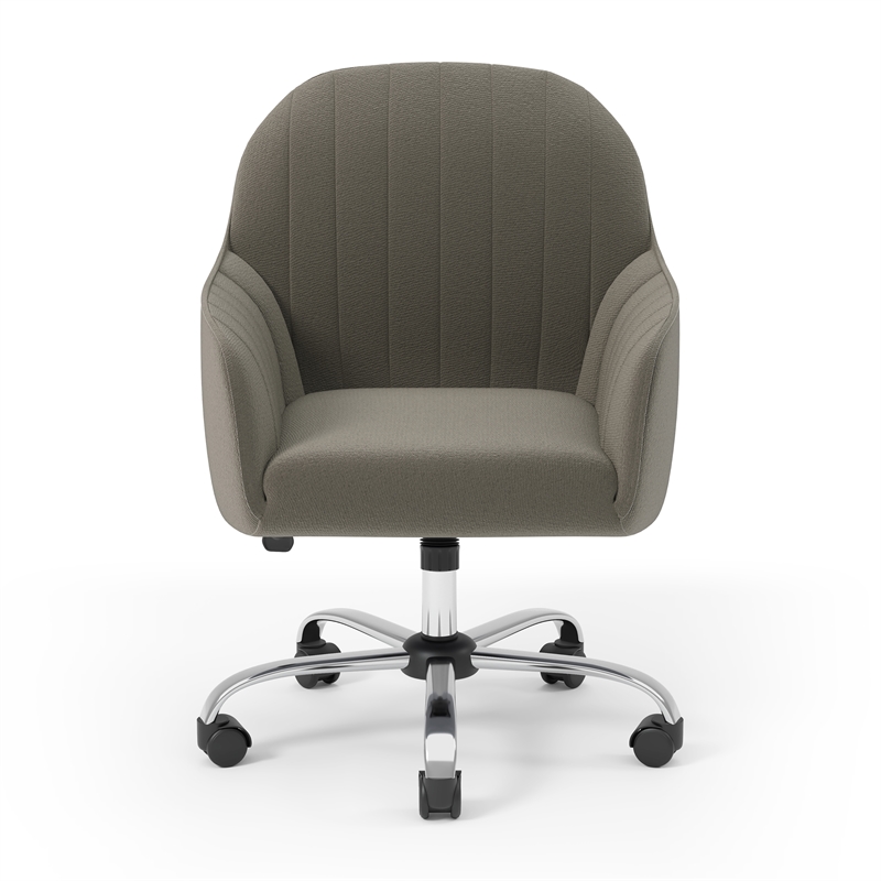 FOA 2-Piece 60 Inch Antique White Wood Lift Top Desk and Home Office Chair Set