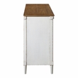 Furniture of America Birch Wood 6-Drawer Double Dresser in Antique White