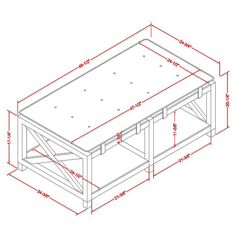 Furniture of America Tally 48.5