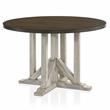 Furniture of America Kadda Wood 5-Piece Round Dining Set in Antique White